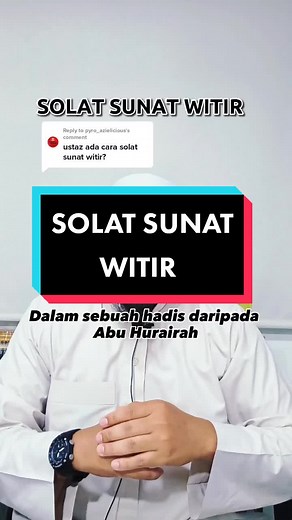 Amalan Solat Sunat Witir: Panduan dan Tata Cara