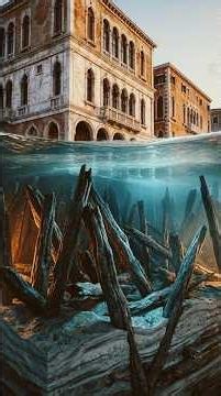 Venecia NO flota: El misterio histórico bajo el agua 🪵🏛️