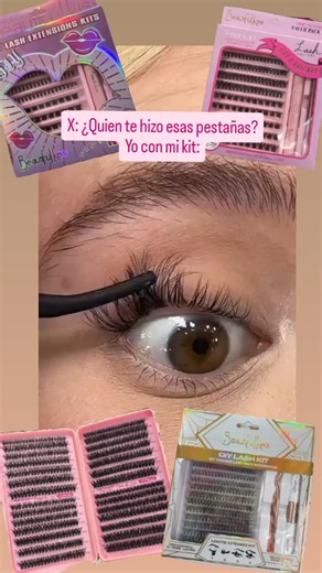 Pedí tu kit de pestañas Link de nuestro catálogo de wsp en mi perfil 🥰 | Diosadelabelleza Maquillaje