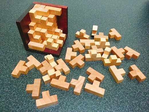 アシェット『立体パズルと思考ゲーム パズルコレクション』創刊号を遊び尽くす！(キューブの中のキューブ)[PR] - 夜中に前へ