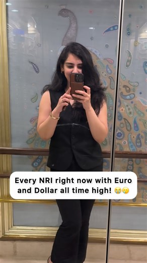 Sheenam Gautam on Instagram: "Rupee is falling. Headlines are scary. But if you’re earning in USD/EUR… congratulations, your paycheck just silently increased. Because when Euro or Dollar rise, two things happen at once: Some people celebrate (hi freelancers 👋🏽), Some start re-calculating their study abroad budget (hi students 😭). Same currency. Two emotions. It is what it is. #nri #studyabroad #studyincanada #usa #indian Study in USA, nri, euro currency high, dollar high, study in Europe"