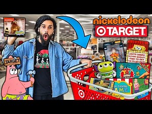 I Bought EVERY NICKELODEON PRODUCT AT TARGET.. GOLDEN PATRICK FINALLY!! *SPONGEBOB SQUAREPANTS!*