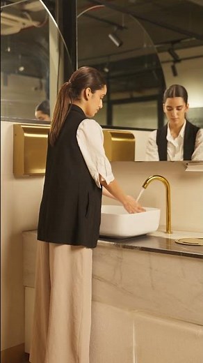 Euronics ET08VSBE Automatic Sensor Tap | Basin Mount Touchless Faucet |Commercial Washroom Solution