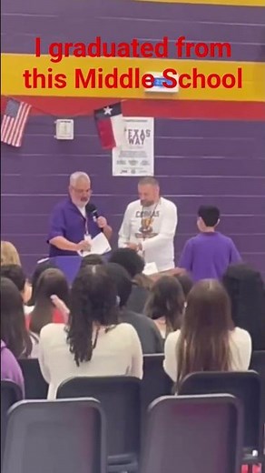 I graduated from Cibolo Creek Middle School