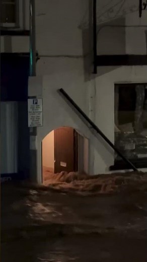 Monmouth hit by severe flooding in Storm Claudia aftermath
