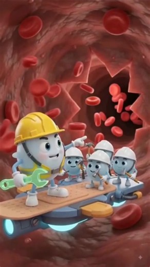 Blood Vessel Repair Crew 🩸🔧 | How Your Body Repairs Blood Vessels | 3D Animation | Science Mind AI