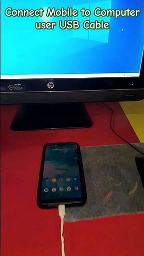 Connect Mobile to Computer using USB Cable #computer #mobile #connection #usb #usbtethering