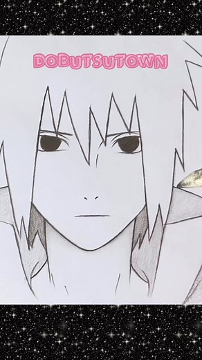 Cómo Dibujar a Sasuke Uchiha de Naruto