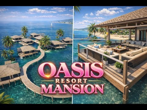 Fivem Oasis Resort Mansion in GTA5 _ MLO/YMAP Customize Gang Mansion _ Beautiful Interior