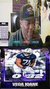 Instant Reaction Ravens 1st pick the Best Guard Olaivavega Ioane PROTECT LAMAR JACKSON #NFLDraft