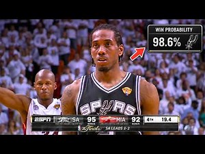 Last minute playoff comebacks but they get increasingly more impossible