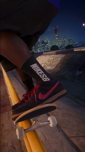 Skate Isle of Grom at night & the ‪@nikesb‬ pop-up park during open access until May 5, 2026