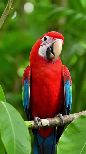 Tropical Rainforest Parrot Calls #birdlovers #birdsounds