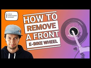 A handy guide to removing the front e-bike wheel for beginners