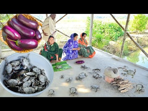 সুন্দরবনের অরিজিনাল জঙ্গলের কাঁকড়া ভাপা আর বেগুন সুন্দরী রান্না এই দিয়ে দুপুরে জমিয়ে খাওয়া