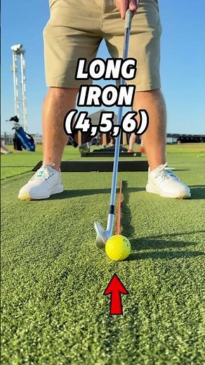 A simple ball position guide #golf #golftips #ballposition