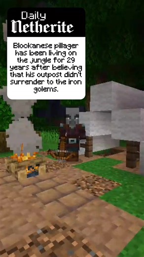 Pillager Found in Jungle After 29 Years in Minecraft