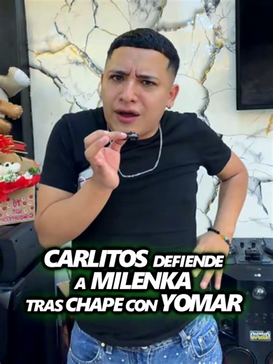 Carlitos apoya a Milenka tras el ampay