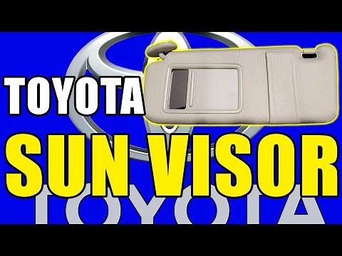 Toyota Sun Visor Won't Stay Up? Replace It For Under $25