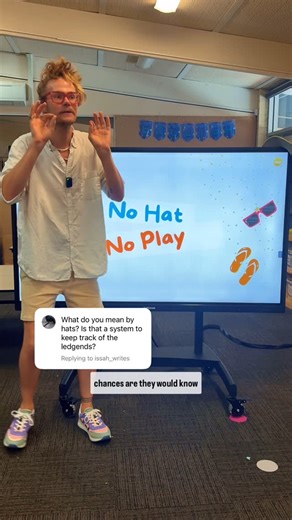 Luke Springer (iam.mrluke) on Instagram: "No Hat, No Play. An Australian icon really. But what does it mean? Well, it means our sun can get a little bit crazy at times, so at school during play time (recess / lunch / fitness / etc) we wear our school hats, which are part of our uniform, to protect us from the sun! • • • #nohatnoplay #sunsmart #summer #australia #teacherlife #school #education #teacher #teachersofinstagram #mrluke #sunsafe"