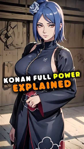 Why Konan Was Almost Unstoppable in Naruto! 🥵😱 #naruto #narutoshippuden #anime #animeshorts