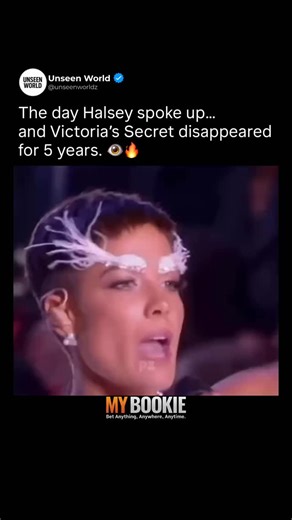 Unseen World on Instagram: "In 2018, Halsey performed at the Victoria’s Secret Fashion Show — a night meant to celebrate glamour and fantasy. But behind the lights, controversy erupted when a top executive made transphobic remarks about who “belonged” on that stage. Halsey didn’t stay silent. Just hours after the show aired, she publicly condemned the brand, standing up for inclusion and equality — a statement that rippled across the industry. Within months, Victoria’s Secret’s image crumbled, a