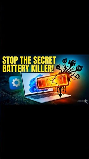 STOP Windows 11 from Killing Your Battery! 🔋 #Shorts