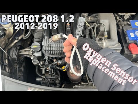 Peugeot 208 1.2 -Remove & Replace Upstream Lambda / o2 / Oxygen Sensor | remplacer capteur d'oxygène