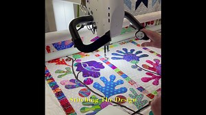 1.2K views · 14 reactions | Another little update on how the quilt is coming along. When It is finished I will show the whole process from start to finish. So stay tued for that. Here Meg is programming a digitised border to fit the outside of one of the Appliqué blocks. You can see some of the free hand quilting she did earlier at the end of the video. enjoy www.new-threads.com #sewing #quilting #longarmquilting #applique #patchwork | New Threads Quilt Shop | Facebook