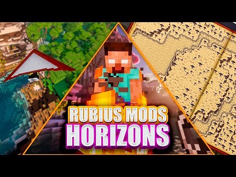 20 MEJORES MODS para MINECRAFT de RUBIUS HORIZONS