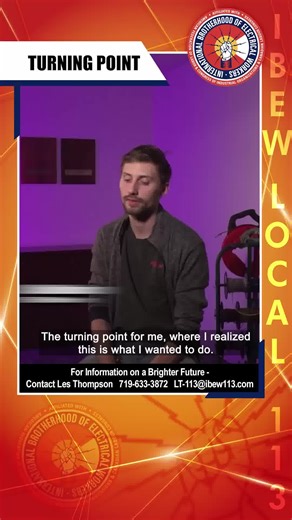 "I knew I had to give back." Your IBEW membership is an investment that comes back when you need it most. 💡 From a helping hand during a crisis to lifelong camaraderie, this is the power of a union family. Find a career that truly cares. #IBEW #CommunitySupport #TradeCareer | IBEW Local 113