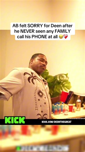 AB felt SORRY for Deen after he NEVER seen any FAMILY call his PHONE at all 😂❤️‍🩹 #deenthegreat #fyp #viral