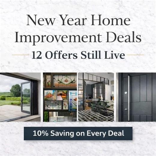 weglaze on Instagram: "✨12 Deals of Christmas – New Year Deals Still Live✨ --- 10% OFF across 12 home improvement upgrades -- Here’s the full line-up, with individual end dates so you can see exactly how long each deal runs for: - Deal 1 – 10% off Guardian™ Warm Roofs - ENDS 26 Jan - Deal 2 – 10% off uPVC Windows - ENDS 27 Jan - Deal 3 – 10% off Aluminium Bi-Fold Doors - ENDS 28 Jan - Deal 4 – 10% off Premium Composite Front Doors (Rockdoor & Palladio ranges) - ENDS 29 Jan - Deal 5 – 10% off Roo