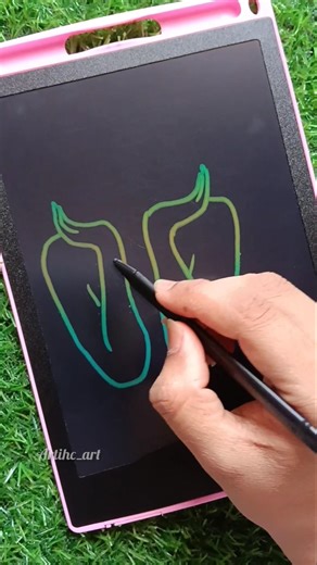 LCD black screen drawing #art #diy #artistdrawing