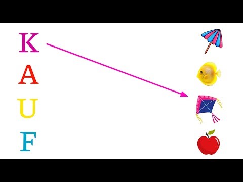 ABCD matching | Match the alphabets | Match the letters with pictures | English alphabets