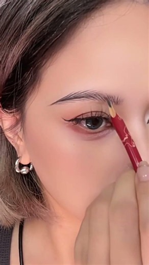 Natural Pencil Eyebrows ✨ Easy Beginner-Friendly Brow Tutorial 💖#NaturalBrowso#shots