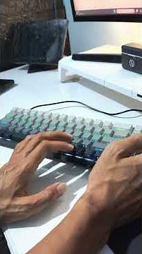 Cool Modern Mechanical Keyboard, cheap but premium, very suitable for PC setup #setup