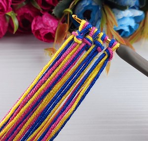 12K views · 31 reactions | Easy knitting model to use your leftover threads #crochet #knitting | Crochet&Knitting by marifu6a | Facebook