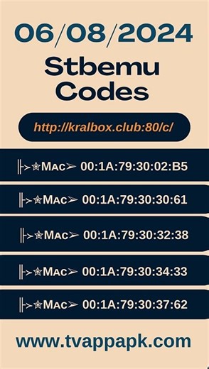 Stbemu Codes Daily Lists 06/08/2024