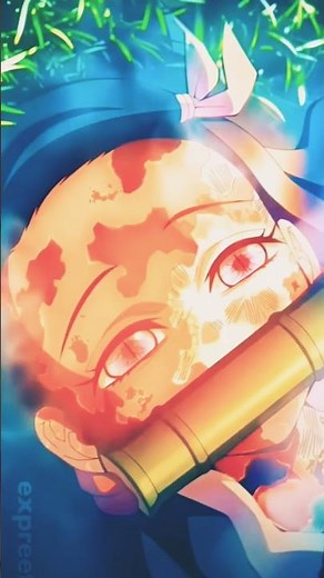 when nezuko turns into a human #nezuko edit#demon slayer