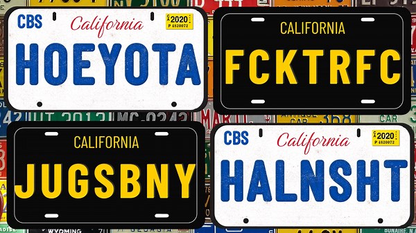 'HALNSHT' | Here's a look at rejected vanity license plates across California