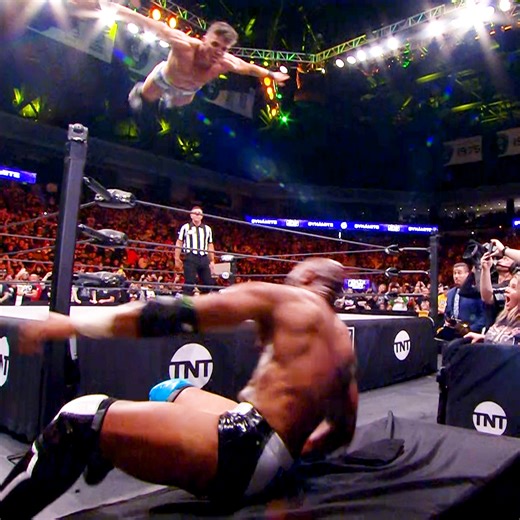 #OnThisDay in 2021: Sammy Guevara faced off with Jay Lethal in an INSANE TNT Title match! 🤯 | All Elite Wrestling