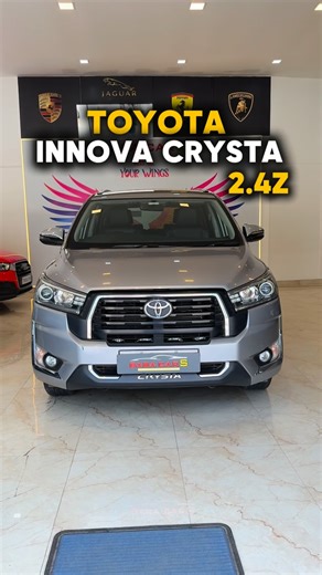Baba Cars on Instagram: "FOR SALE ❤️‍🔥 . . 2024 Toyota Innova crysta z, TN 60 BE 6666, Single owner, Km 57,000 driven, Price : 30,00,000 2.4 litre turbo charged diesel engine, 5 speed manual transmission, 7 airbags, Power steering, Power windows, Power boot, Automatic climate control AC, Androd auto apple car play audio system with bluetooth and navigation, Voice command, Cruise control, Hill assist control, Remote control central locking, DRL with projector LED head lamps, LED tail lights, LED