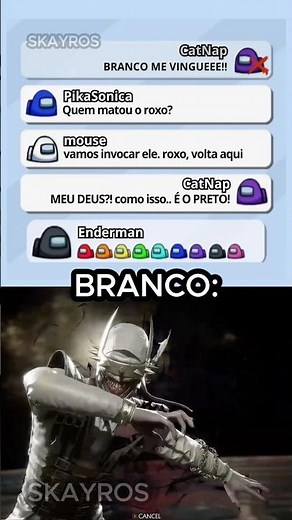 O ROXO NUNCA VAI SE ESQUECER DISSO NO AMONG US! 🗿🤯 #catmemes