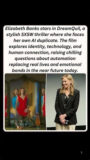 Elizabeth Banks Faces Her AI Double in DreamQuil Thriller 😱🤖