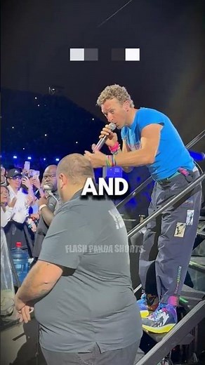 Chris Martin Brought a Security Guard on Stage 😳 #curious #amazing #viral