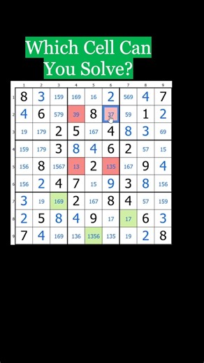 Do You See It? Shorts 97 #sudoku #puzzle #shorts