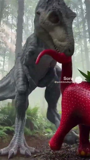 Indominus rex eats Caylus and Steak s Strawberry elephant 🐘