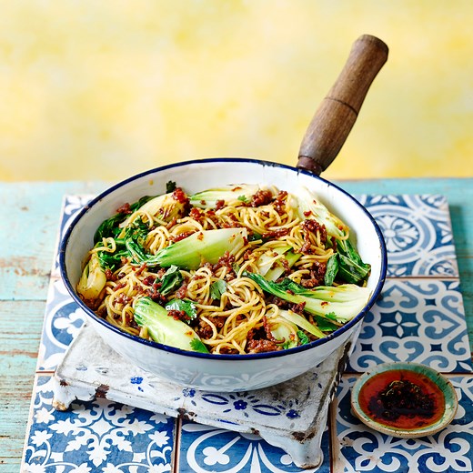 Ready in 30min: Spicy lamb and pak choi noodle stir-fry recipe to make suppertime sing