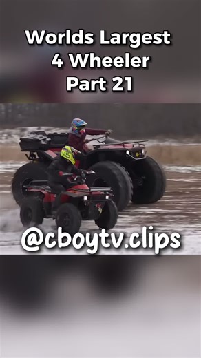 Worlds Largest 4 Wheeler Part 21 #cboystv